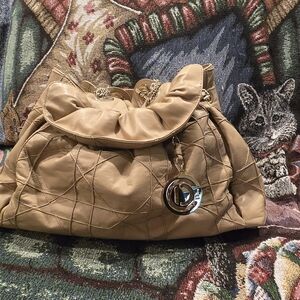 Dior by John Galliano Le Trente bag in beige lamb